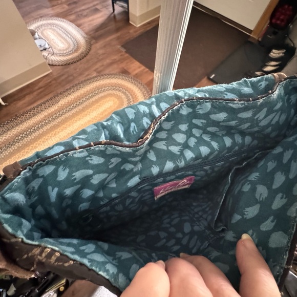 Fossil Brown and Black Crossbody Bag - Picture 3 of 3